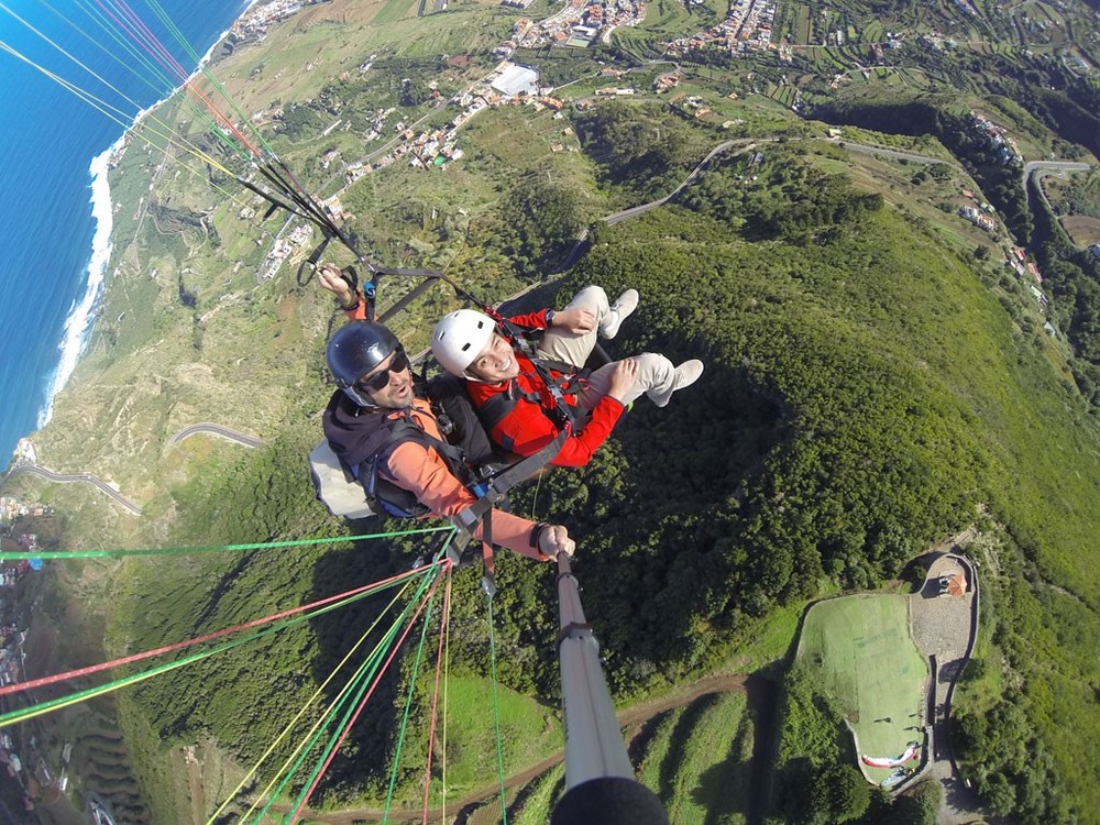 paragliding in Tenerife Villa Mandi norte
